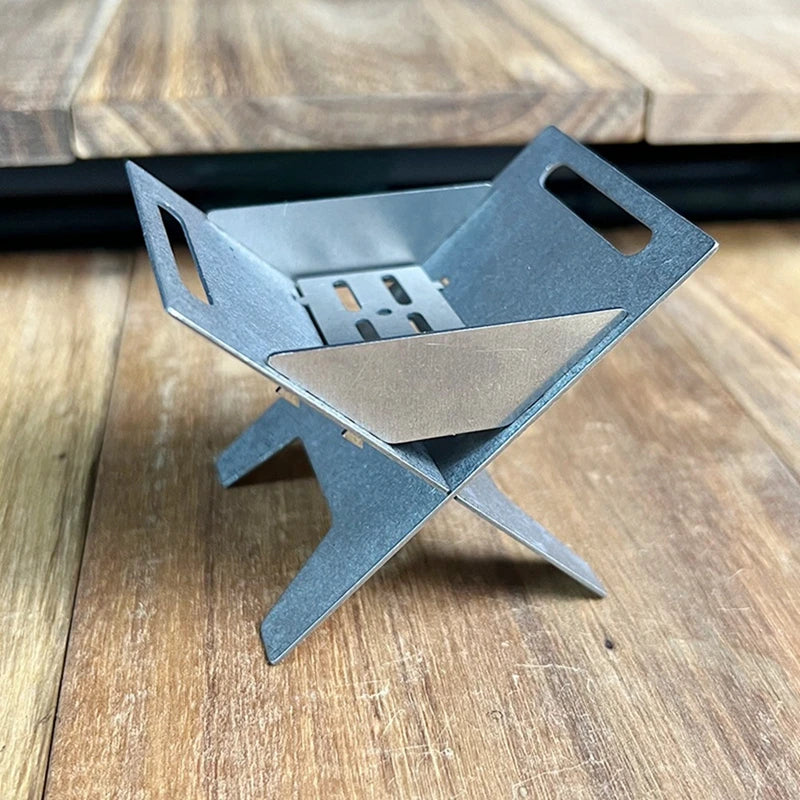WISH Titanium Alloy Folding Portable Mini Alcohol Furnace Camping Incense Burner Multifunctional Aromatherapy Holder Oasis Select