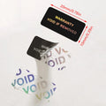 100Pcs Warranty Protection Sticker Security Seal Brittle Paper Tamper Proof Warranty Void Label Stickers Adhesive Label Oasis Select black China Mainland