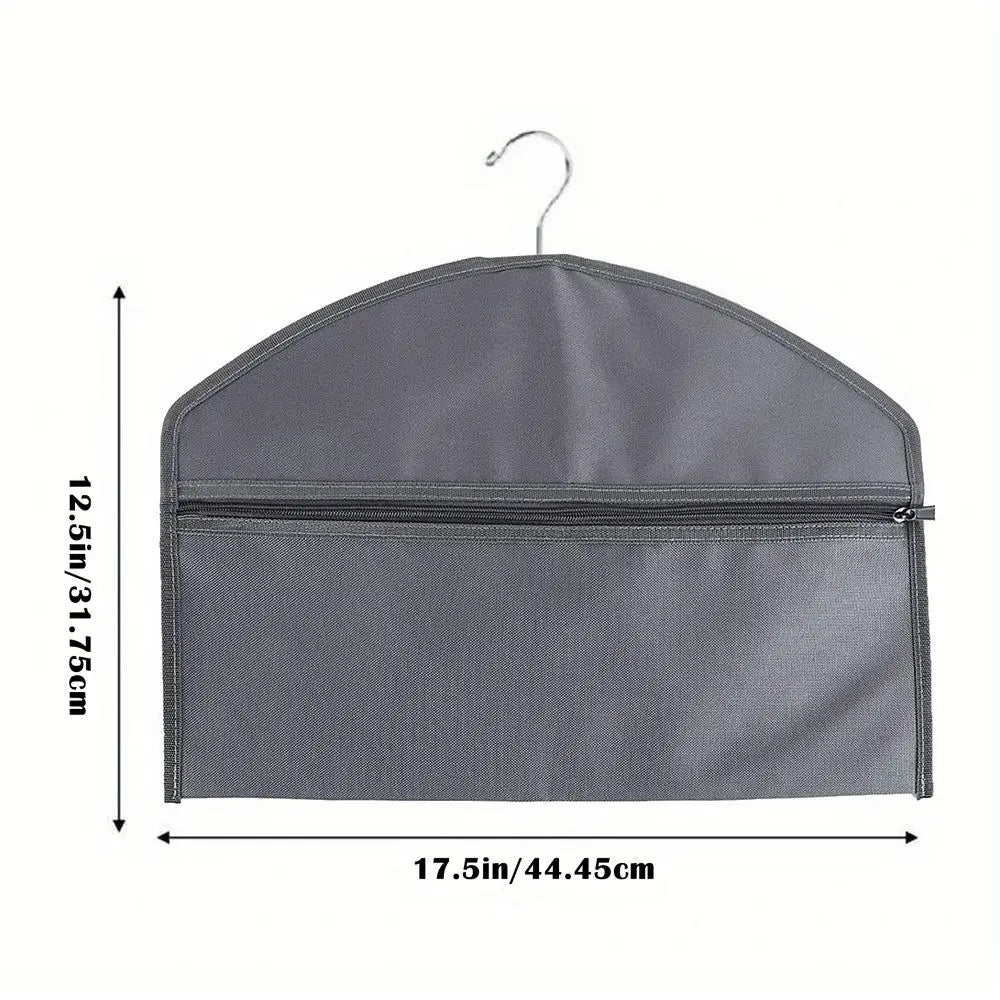 Hide Pocket Safe Hanger Hanger Diversion Safe covert Pocket Fireproof Waterproof Closet Diversion Safe Valuables Storage Bag Oasis Select Gray