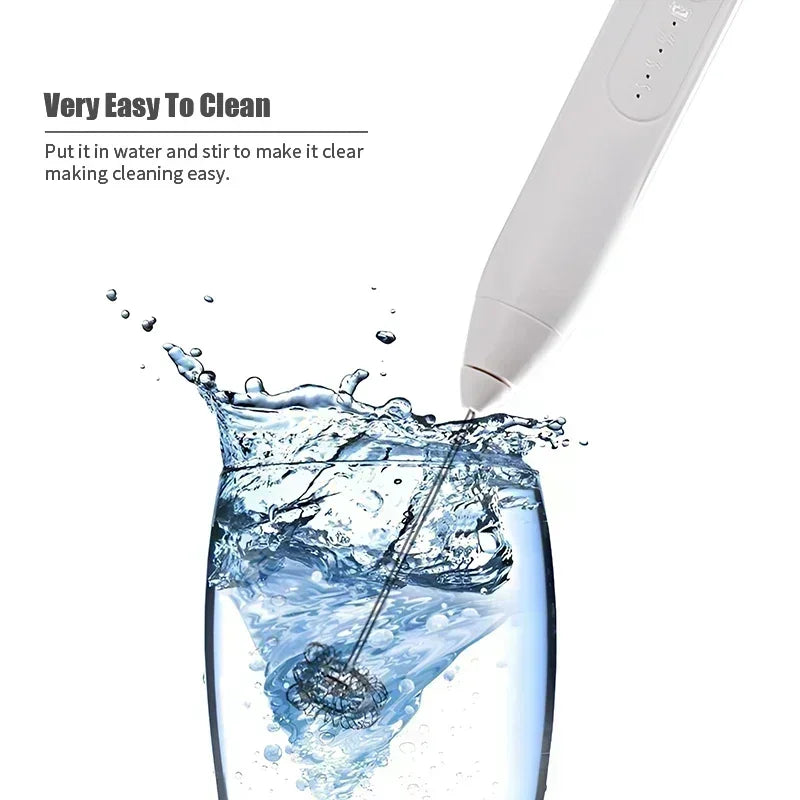 2-in-1 USB Electric Egg Beater & Milk Frother – GUOHE