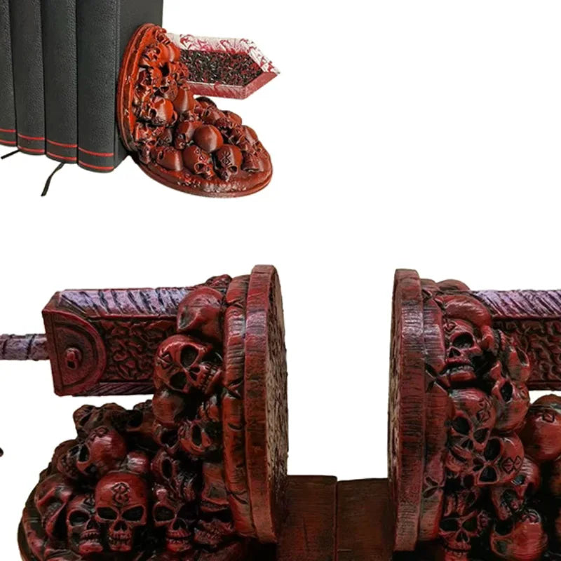 Berserk Bookends Bookends Ornament Dragon Slaying Knife Bookstop Resin Non-Slip Suitable For Reading Desk Home Decoration Gifts Oasis Select Default Title