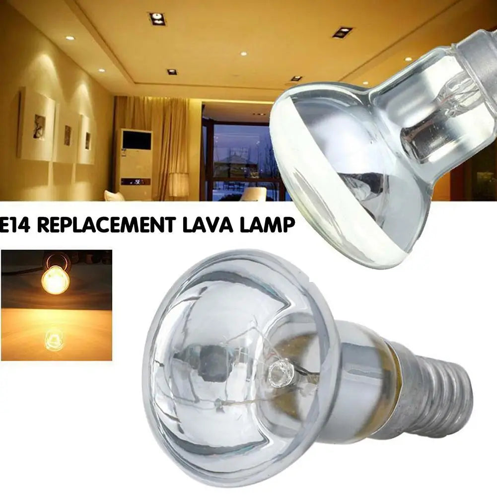 SES E14 R39 R50 25/30/40/60W Replacement Lava Lamp Spotlight Screw In Reflector Bulbs Spot Light Clear Bulb Incandescent Oasis Select 30W