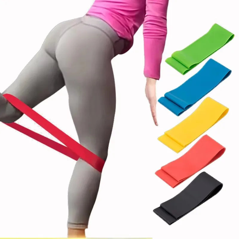 1/2Pcs Resistance Bands, Exercise Bands, Full Body Fitness Bands, Hip, Leg, Arm, Home Gym, Yoga And Pilates Stretching Bands Oasis Select