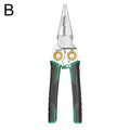 8-in-1 Wire Stripper Needle Nose Pliers – Multi-Function Tool