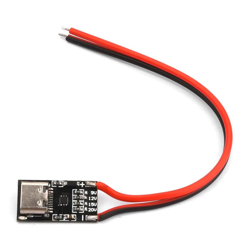 USB-C PD Trigger Board Module PD/QC Decoy Board Fast Charge USB Type-c to 12v High Speed Charger Power Delivery Boost Module Oasis Select