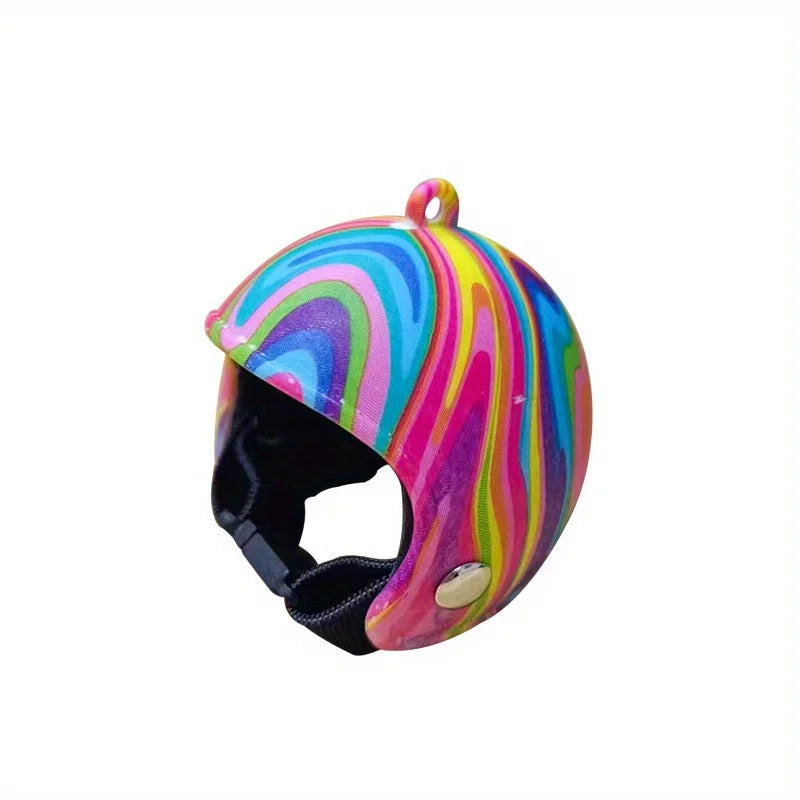 3pcs/1pc Funny Chicken Helmet Pet Protective Gear Sun Rain Protection Helmet Costumes Accessories Bird Hens Small Pet Supplies Oasis Select