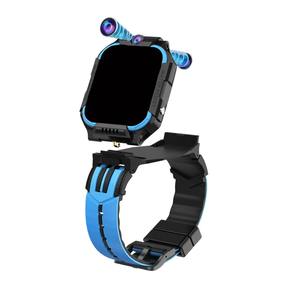 Boy Girl Bracelet Video Call Camera Kids Smartwatch Students 4G SIM Card Children's Smart Watches GPS Waterproof Voice Assistant Oasis Select BLBLS