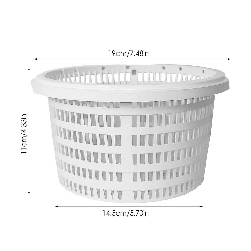 Pool Strainer Basket Filter Swimming Pool Leaf Skimmer Basket Portable Swimming Pool Replacement Baskets Pool Skimmer Socks Oasis Select WHITE
