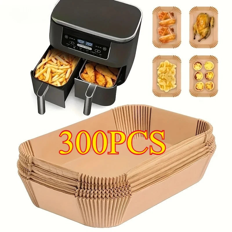 Disposable Air Fryer Paper Non-Stick Kitchen Baking Airfryer Mat Oilproof Micro-wave Barbecue Pad Baking Paper Liner Accessories Oasis Select