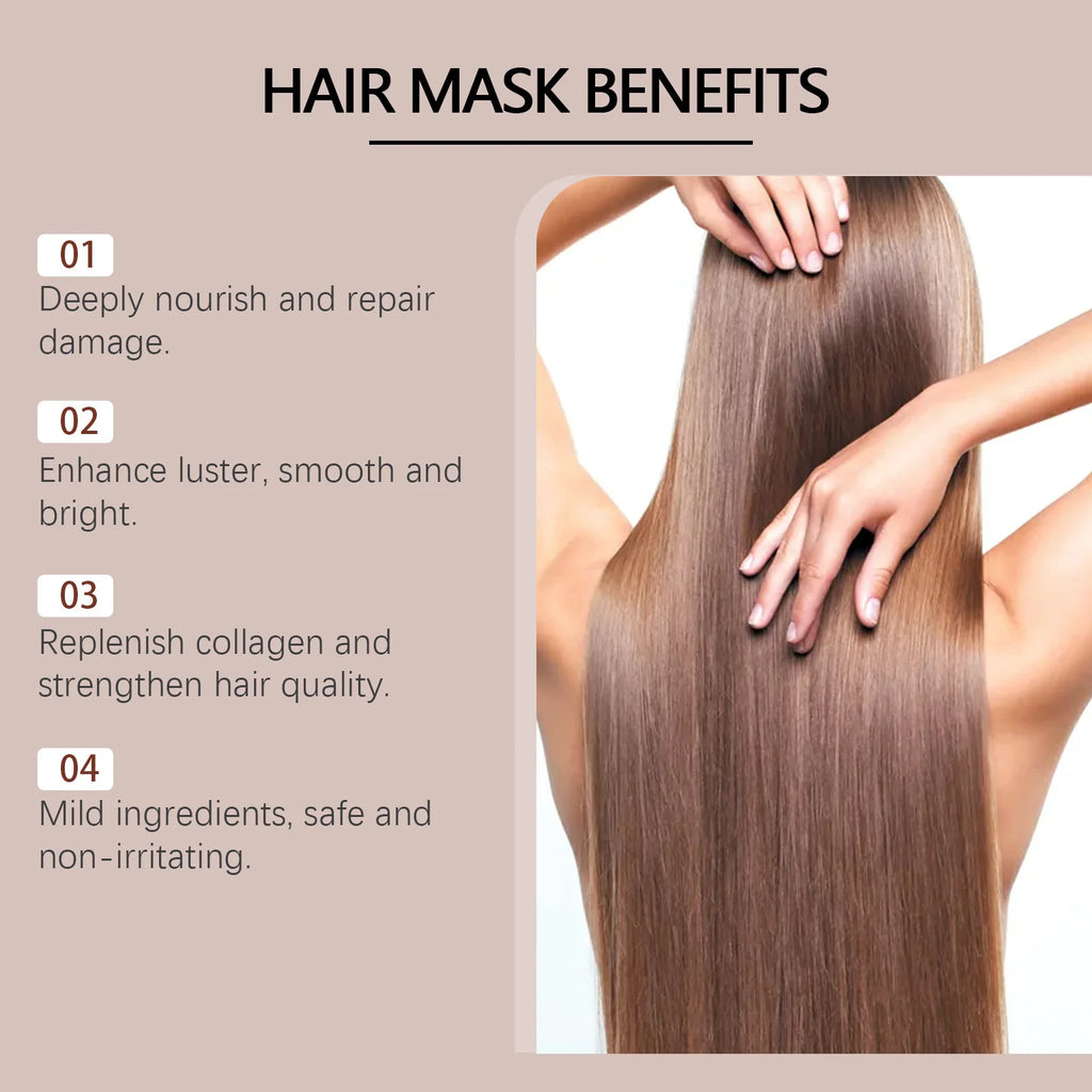 Collagen Hair Treatment Mask – Deep Repair & Keratin Conditioning Hair Treatment Mask Oasis Select
