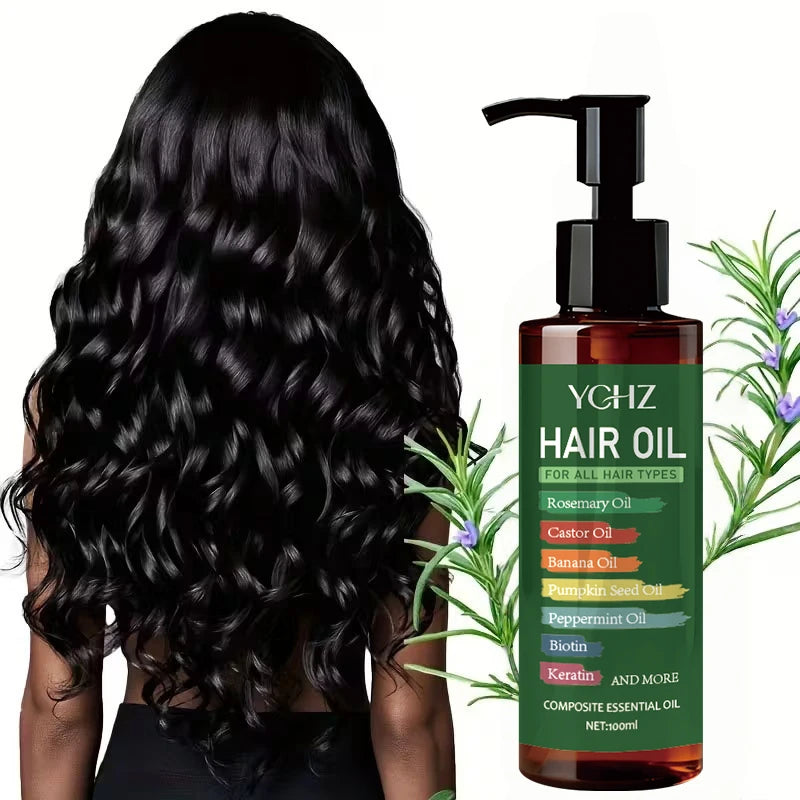 7-in-1 Rosemary Hair Oil with Biotin & Keratin – 100ml