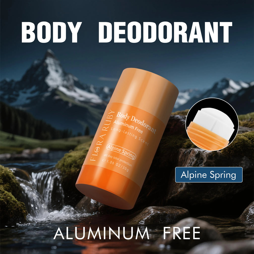 Flora Deodorant Stick aluminum free 30g/1.06oz plant extration long lasting scent super fresh all day ,easy to carry and use Oasis Select Alpine Spring