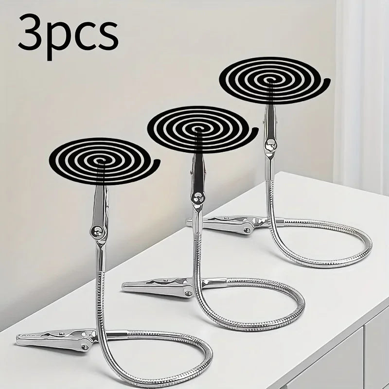 1/3pcs Double-ended Mosquito-repellent Incense Clip Universal Crocodile Clip Bracket Broken Incense Clip Extended Hose Oasis Select 3pcs
