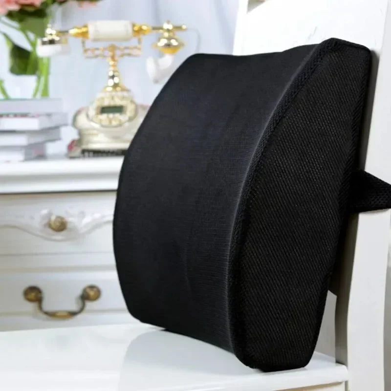 Office Seat Lumbar Support Memory Sponge Lumbar Cushion Slow Rebound Car Cushion Relieves Low Back Pain Breathable Lumbar Pillow Oasis Select