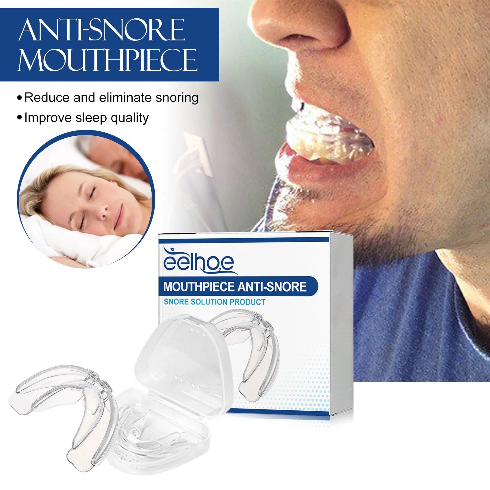 Anti-Snoring Mouth Guard – Custom-Fit Night Guard & Teeth Protector