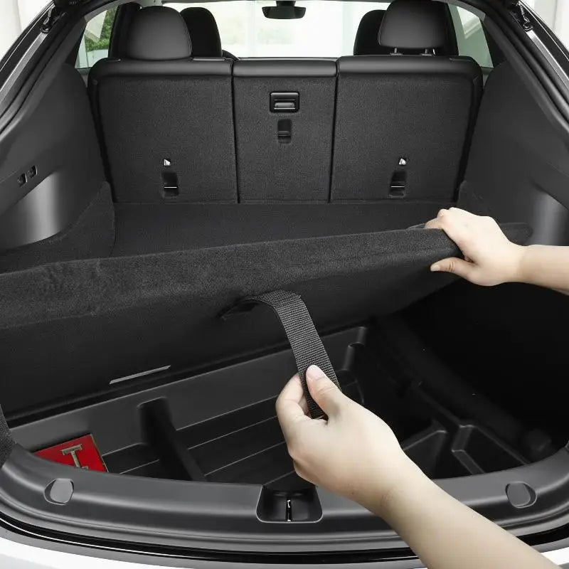 For Model Rear Trunk Rope Draw String Open Tail Box Cover Handle Pull Strap Car Organizer Accessories Mat Protection Pad Oasis Select
