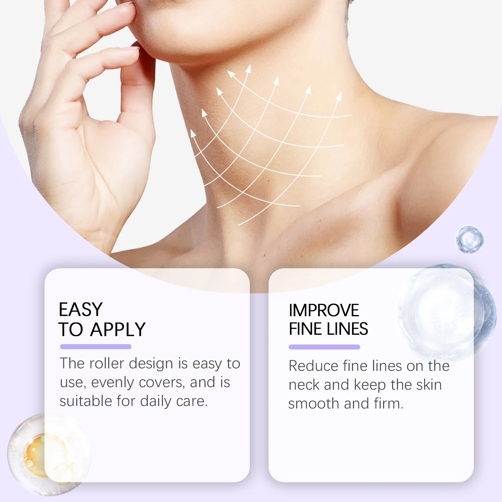 Daily Roll-On Neck Cream – Firming & Hydrating Formula 120g Neck Firming Cream Oasis Select