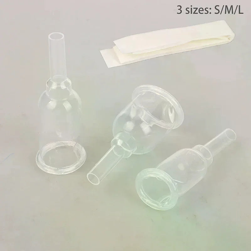 Sterilized Comfortable Medical Silicone Male External Catheter Self Adhesive Silicone Catheter External Size S M L Oasis Select