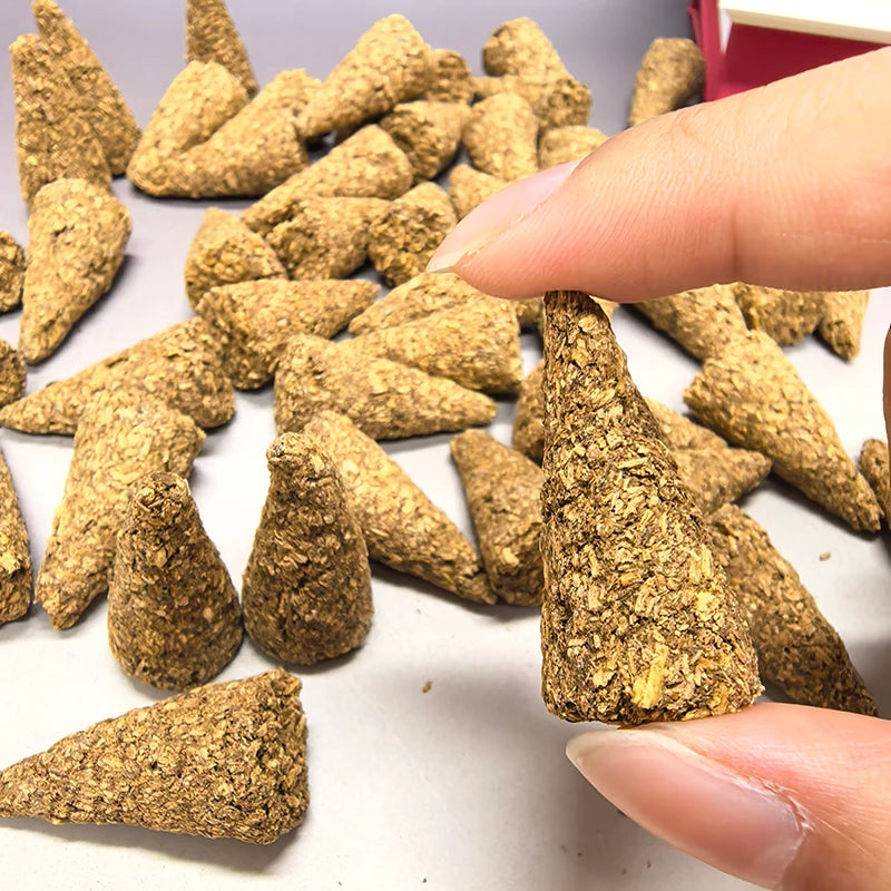 50PCS premium Palo Santo /White Sage fragrance cones, handmade, suitable for yoga meditation, reading and home office decoration Oasis Select
