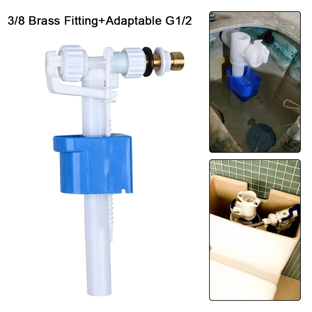 Cistern Filling Float Valve | G3/8 & G1/2 Brass Inlet Valve Cistern Fill Valve Oasis Select