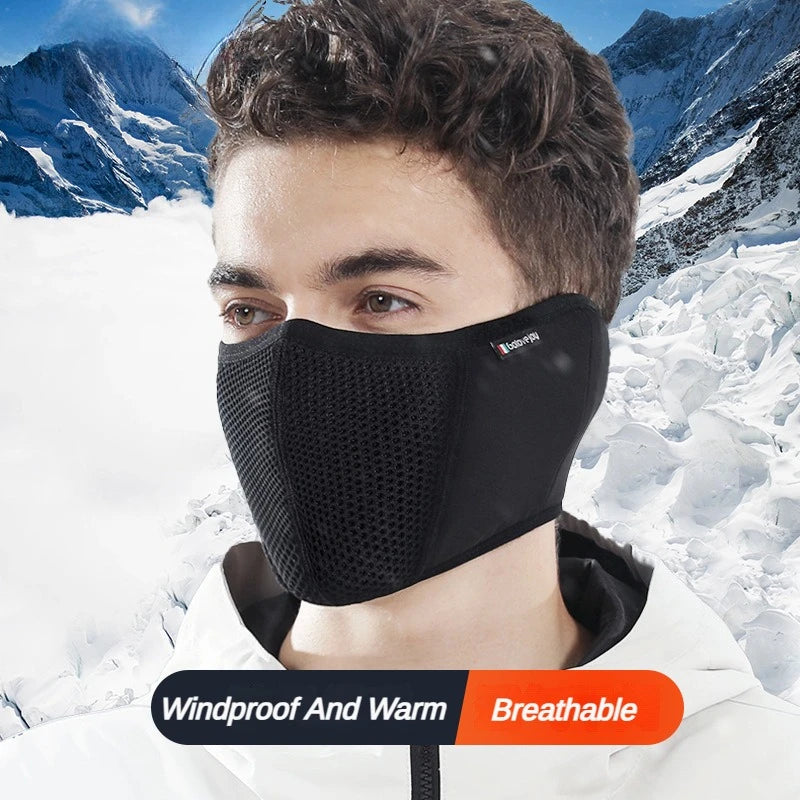 Riding Mask Austrian Velvet Balaclava Winter Warm Plus Velvet Dustproof Windproof for Outdoor Cycling Skiing Face Cover Oasis Select