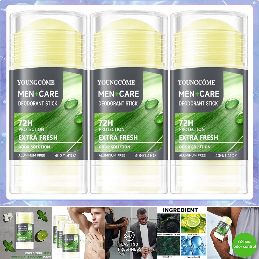 YOUNGCOME 72Hr Whole Body Deodorant Cream – Aluminum Free Body Deodorant Cream Oasis Select 40G 3pcs