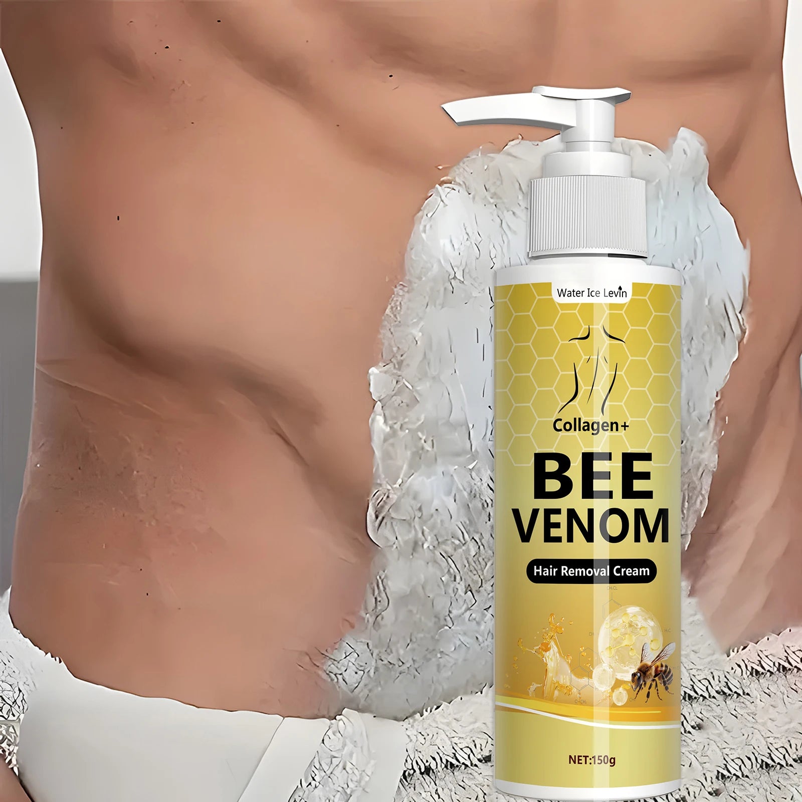 Lemon Bee Venom Hair Removal Cream – Gentle, All Skin Types Hair Removal Cream Oasis Select