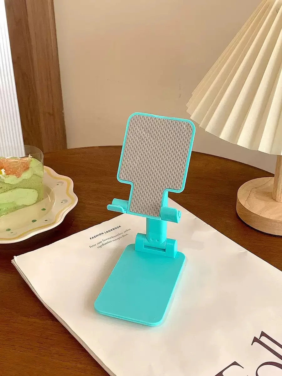 Desk Mobile Phone Holder Stand For IPhone IPad Xiaomi Adjustable Desktop Tablet Holder Universal Table Cell Phone Stand Oasis Select Light Green