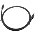 Connect Audio Equipment Digital Optical Connector Optical Audio Cable Signal Wire Optic Fibre Line Family Multimedia Acoustics Oasis Select Black