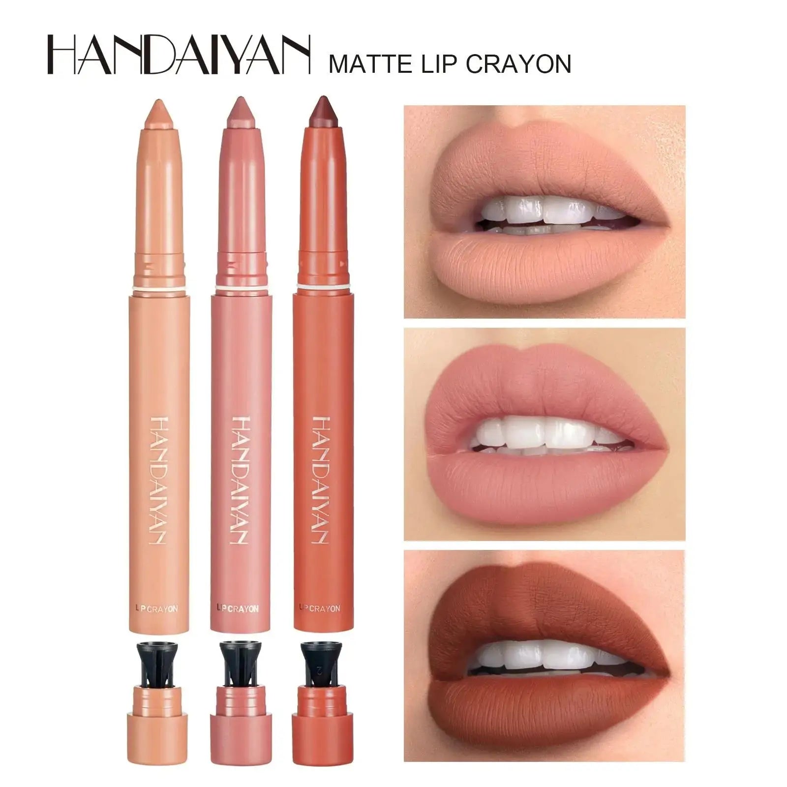 Handaiyan Velvet Matte Lip Liner – Waterproof, Long-Lasting