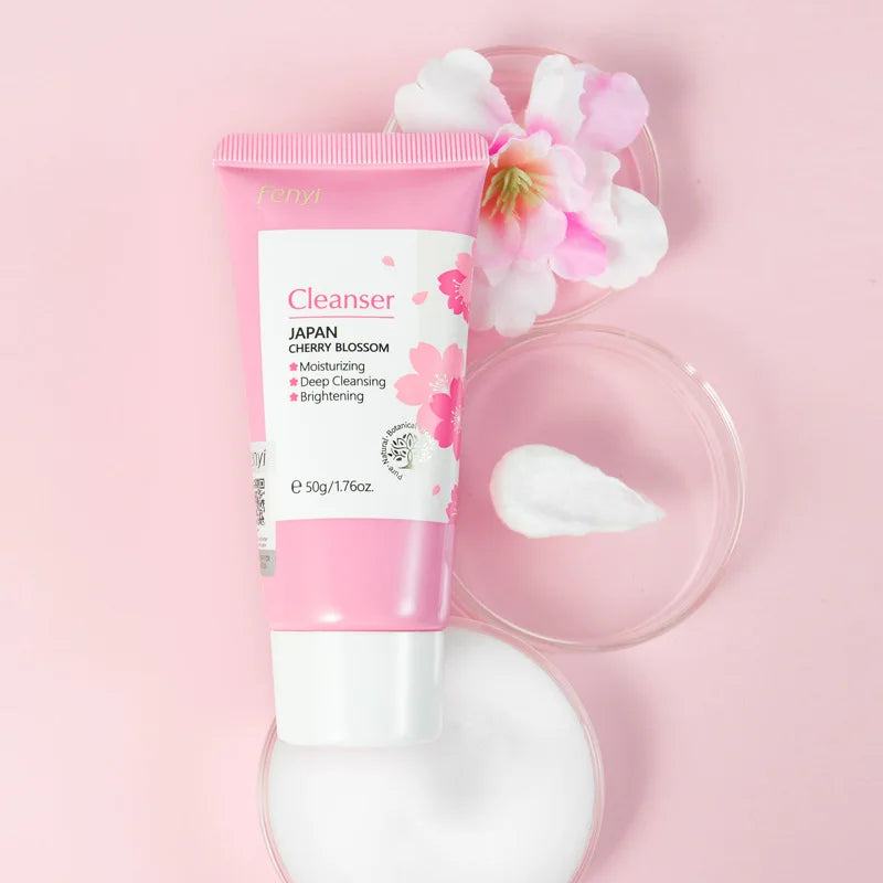 Vitamin C Facial Cleanser Deep Cleansing Moisturizing Blackhead Removal Gentle Foam Hydrating Non-Drying Face Wash Cleanser Oasis Select
