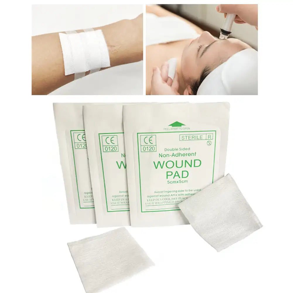 50/100Pcs Sterile Non-woven Gauze Pad Wound Care Supplies Gauze Pad Cotton First Aid Waterproof Wound Dressing First Aid Kits Oasis Select
