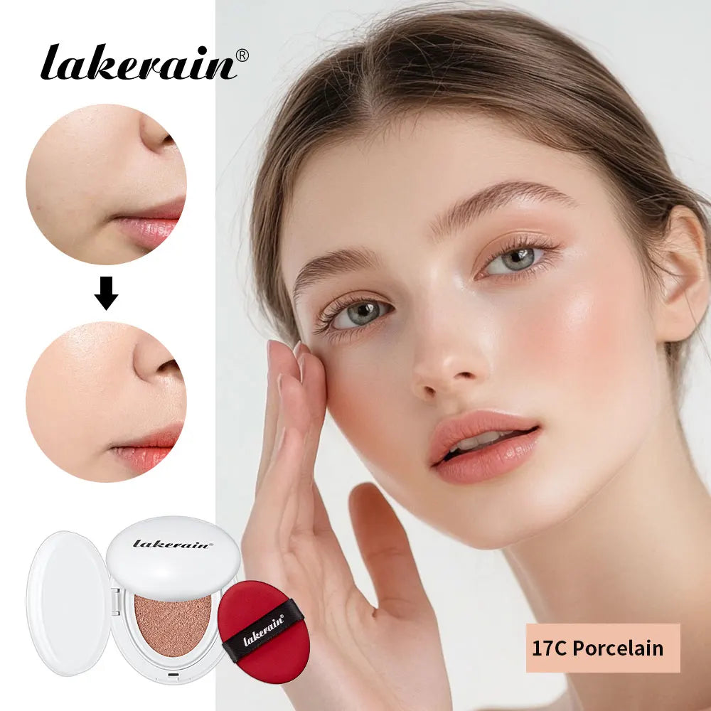 NEW Glow CC Cream Foundation Cushion Waterproof Long-lasting Brighten Foundation Cream Women Base Makeup Face Korean Cosmetics Oasis Select