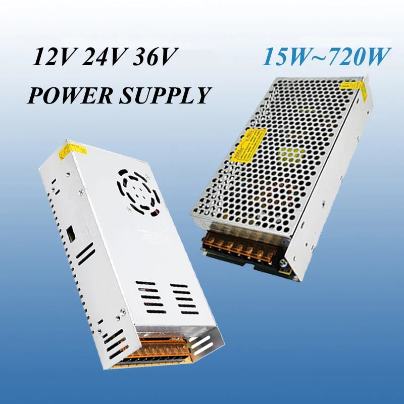 AC DC 12V 24V 36V Power Supply 1A 2A 3A 5A 10A 20A 30A 50A Transformer 220V To 12V 24V Power Supply Source 12 24 36 V Volt SMPS Oasis Select