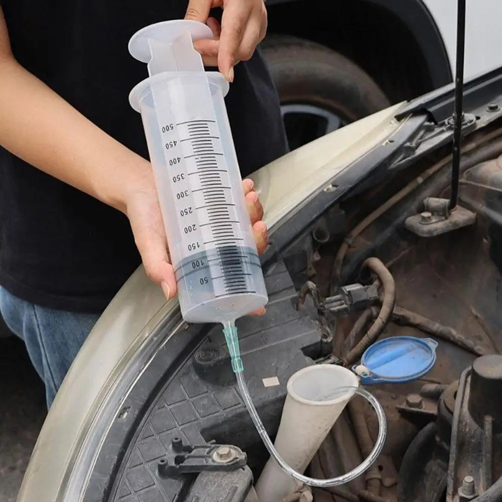 Car Syringe Oil Pump Plastic Syringe With Large Industrial Oil Tube Capacity Needle Multifunction Pump 500ml Oasis Select