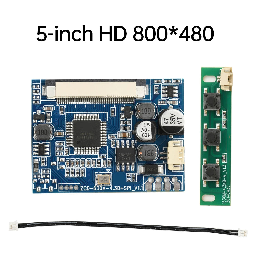 4.3/5 inch LCD Monitor Driver Board Module Monitor Motherboard for Car Audio-visual Digital Photo Frame Multifunction Ddisplay Oasis Select 5 inch