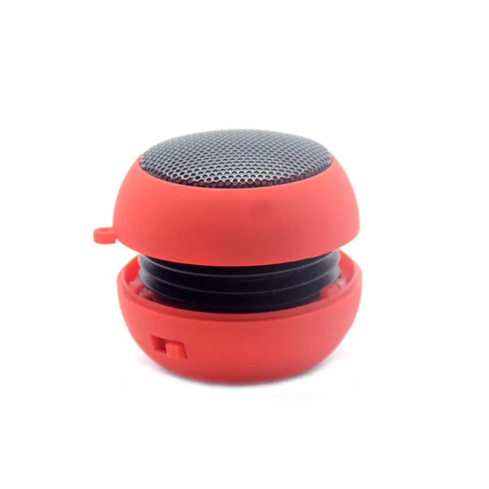 Mini Portable Hamburger Speaker Amplifier 3.5mm Jack Bluetooth Sound Box Loudspeaker Music Player Oasis Select red