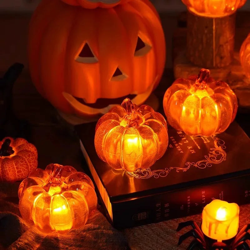 LED Light-Up Pumpkin Lantern | Halloween Tabletop Decoration