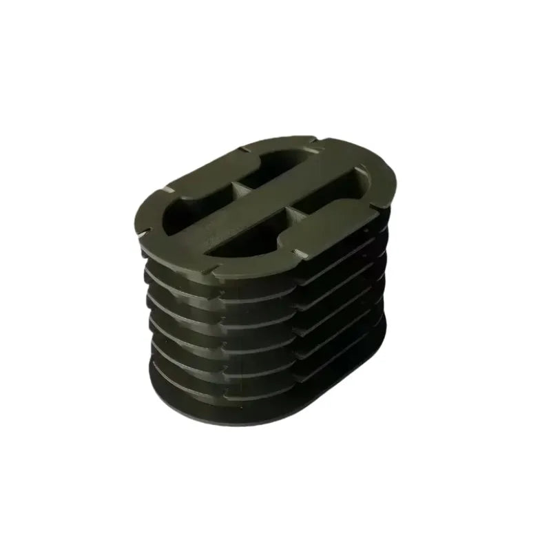 Black 6 Leader Fishing Rig Storage Box Line Organizer With Clips For Carp Fishing Tackle Gear Portable Plastic Container Oasis Select 1pcs