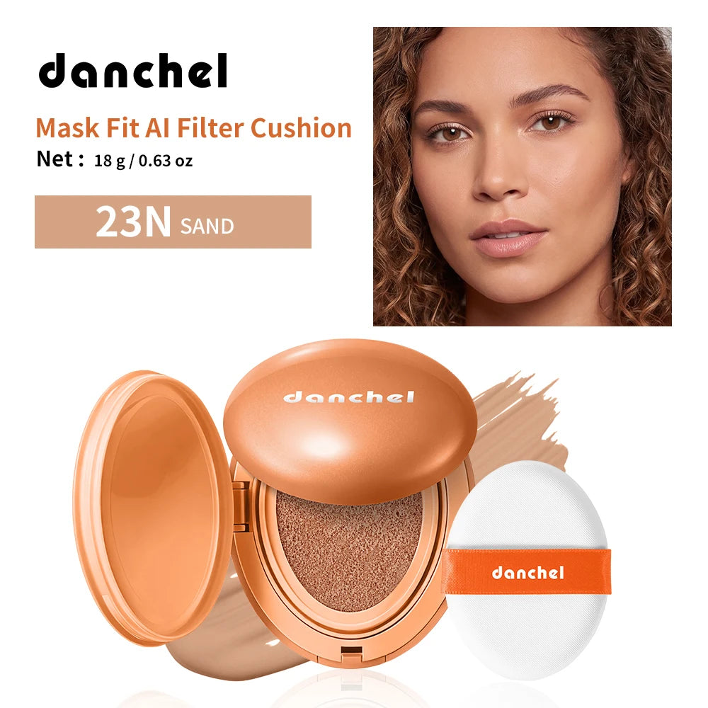 Semi-matte Air Cushion Foundation Long-Lasting Flawless Coverage Transfer-Proof Foundation Cosmetics Lightweight Woman Makeup Oasis Select 23N