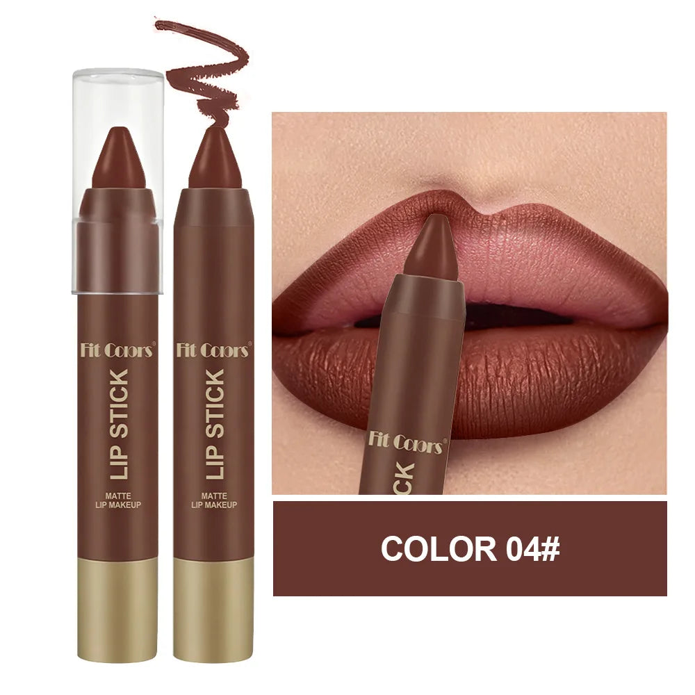 Fit Colors Velvet Matte Lip Liner Pen – Waterproof, 6 Shades