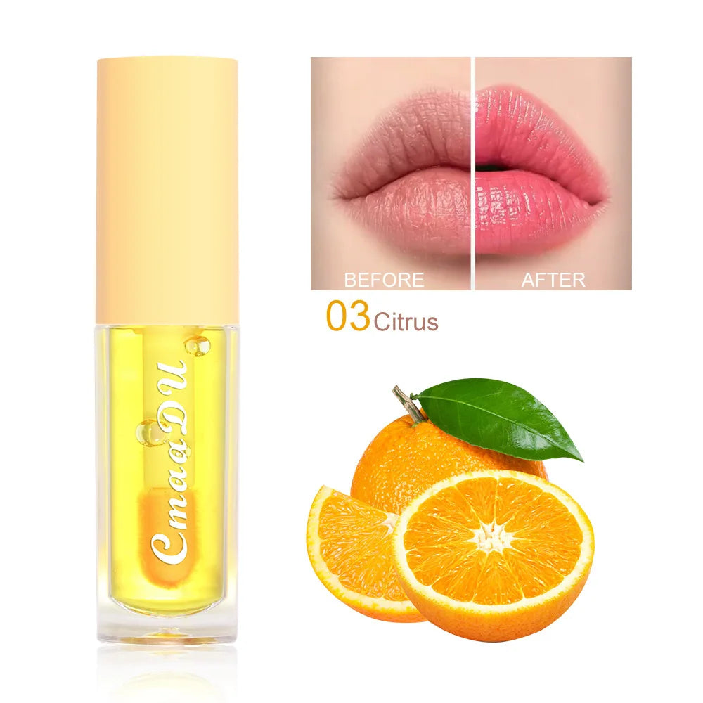 6-Color Fruit Flavor Color-Changing Lip Oil & Balm