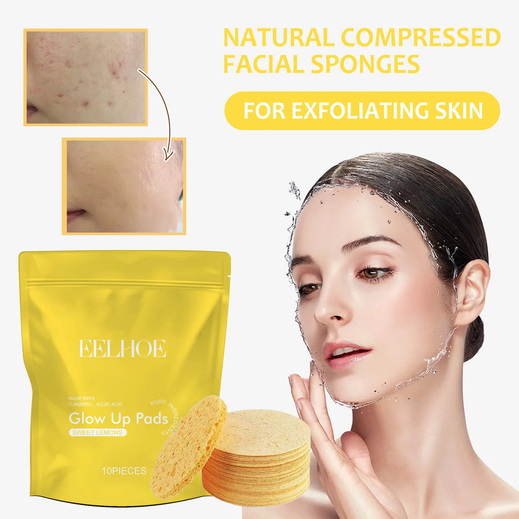 Turmeric Cleansing Pad Deeply Cleanses Skin Removes Dirt Acne Treatment Controls Oil and Softens Exfoliated Tender Skin 10Pads Oasis Select