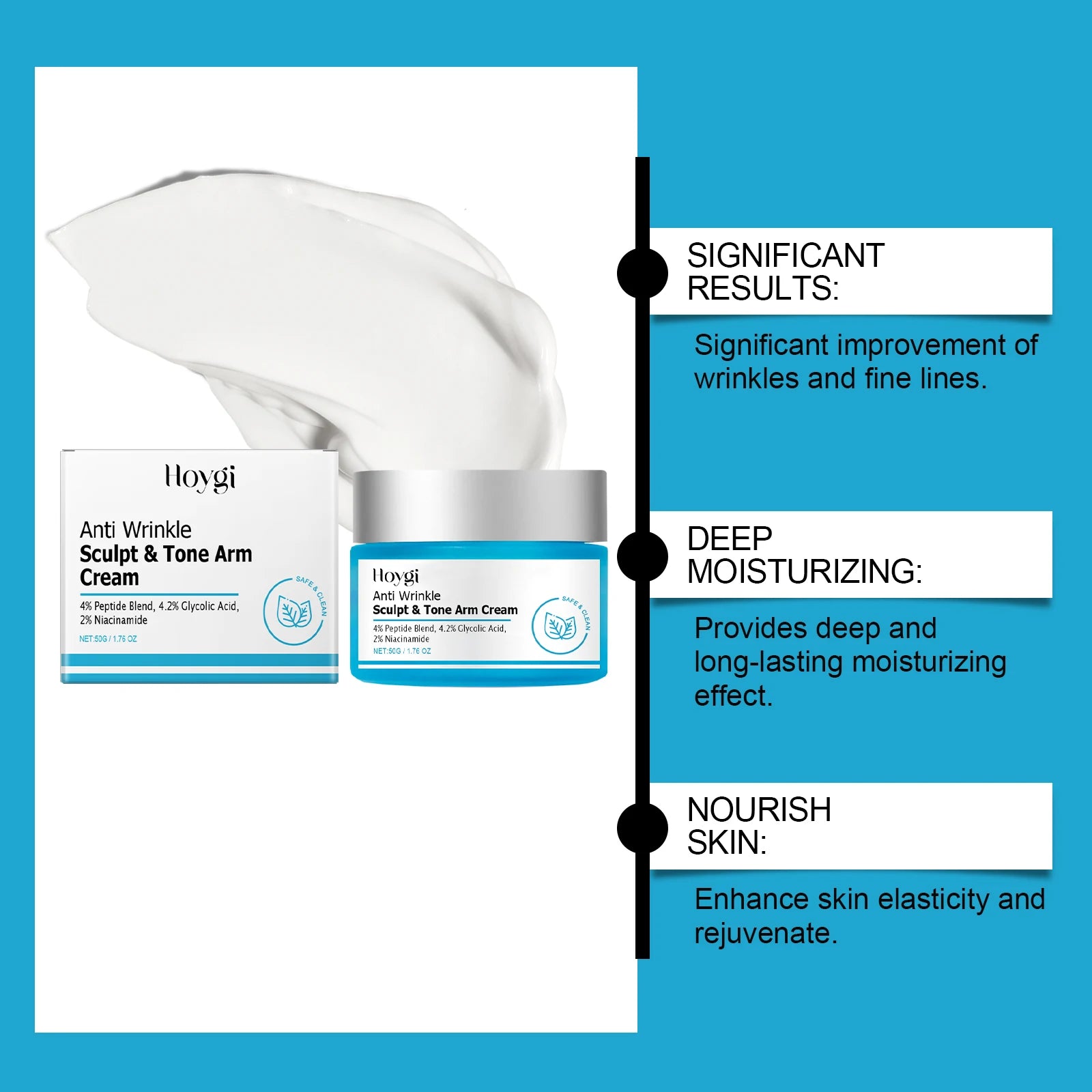 HOYGI Firming Lifting Arm Cream – Tighten & Moisturize 50g
