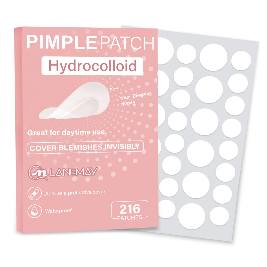 Hydrocolloid Acne Patches – 96-Count Invisible Spot Treatment Acne Spot Patches Oasis Select Pink 200g