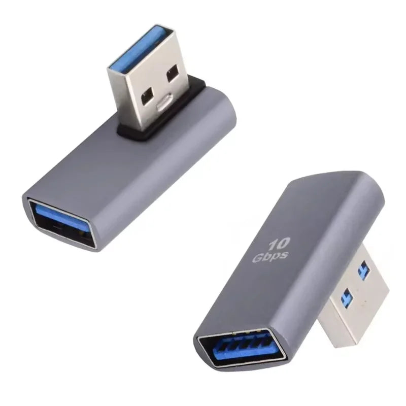 1-5pcs 90 Degree USB to USB Adapter Right Angle USB 3.0 Male to USB Female for Laptop Oasis Select