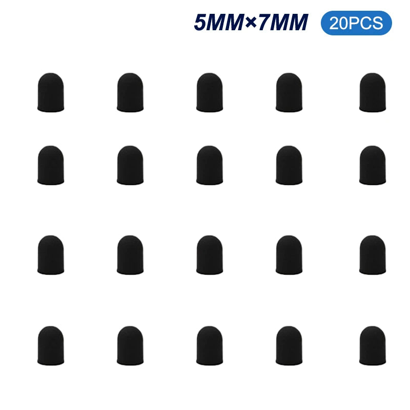 20-Pack Silicone Stylus Replacement Tips for Touchscreen Pens