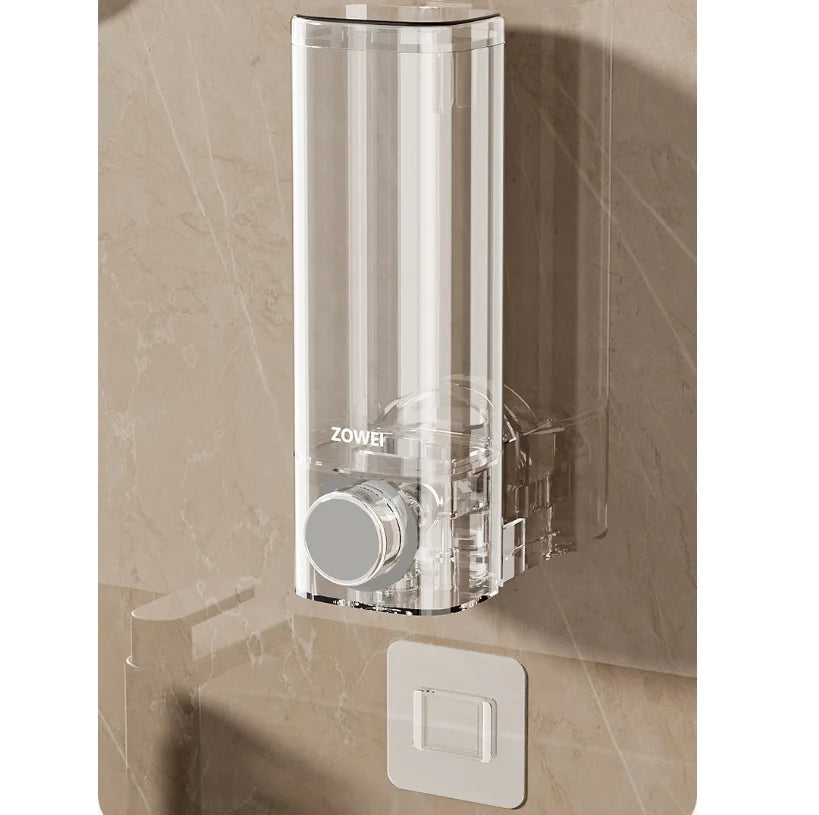 Wall Mounted Soap Dispenser with No Need for Drilling Installation, Bathroom and Kitchen Storage Organizer, Easy To Install Oasis Select