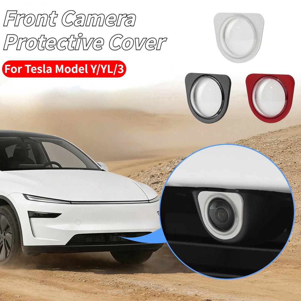 Tesla Model Y & 3 Front Camera Protector – HD Tempered Glass Camera Lens Protector Oasis Select