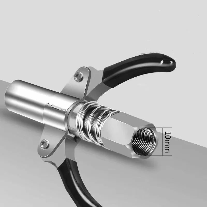 Grease Coupler Heavy-Duty Quick Release Grease Gun Coupler NPTI/8 10000 PSI Two Press Easy To Push Accessories Oasis Select